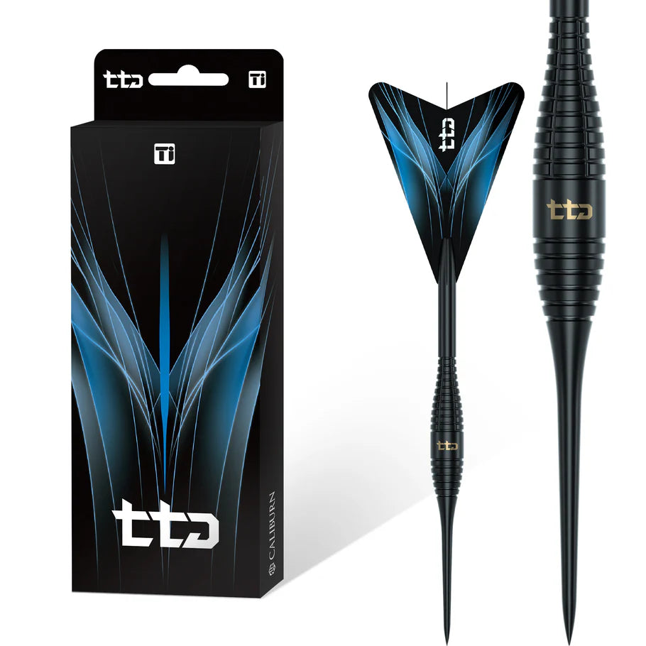 Caliburn TTD Darts - Komplett Titan Darts - T2 - Schwarz 6g