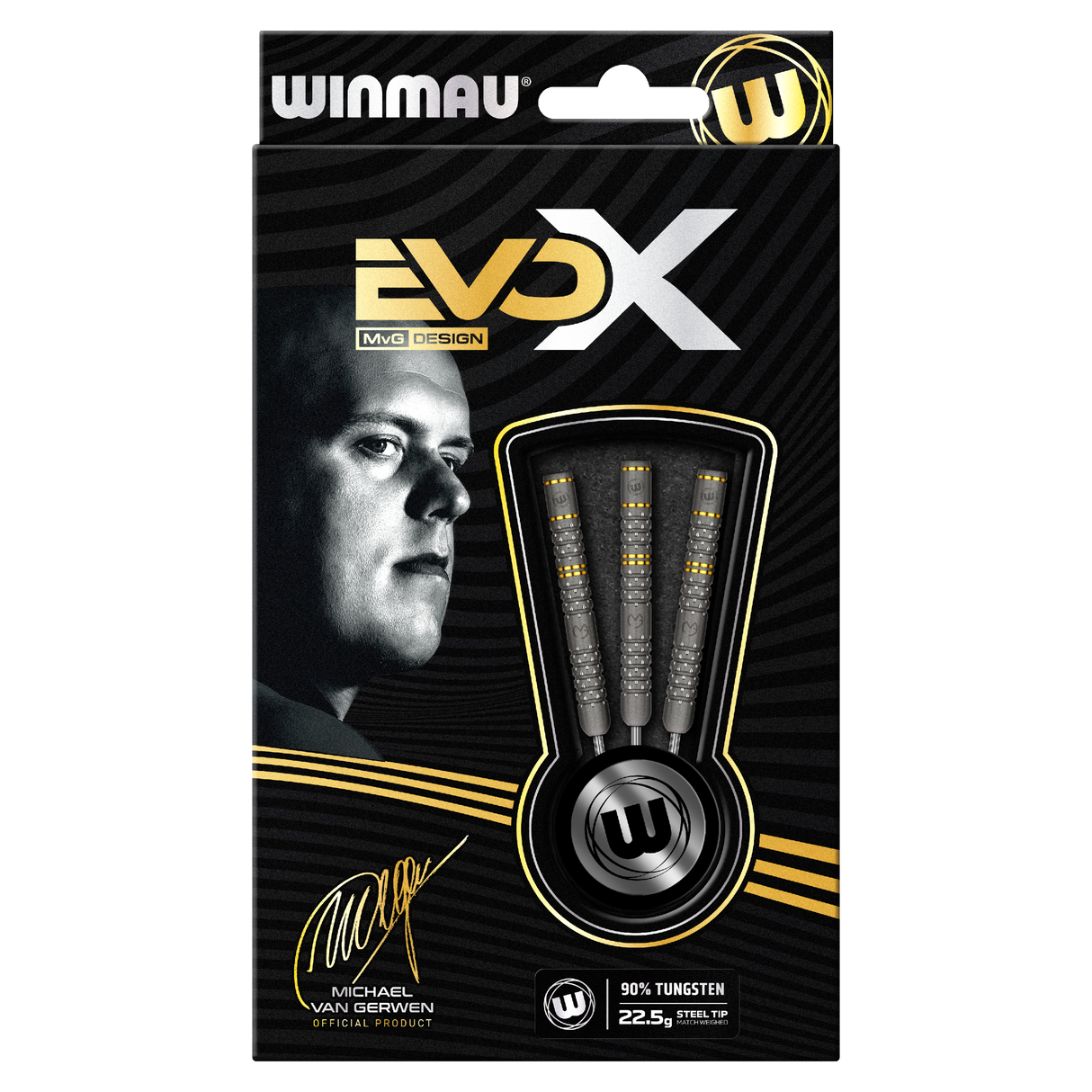 Winmau MVG EVO X DARTS 90%Tungsten