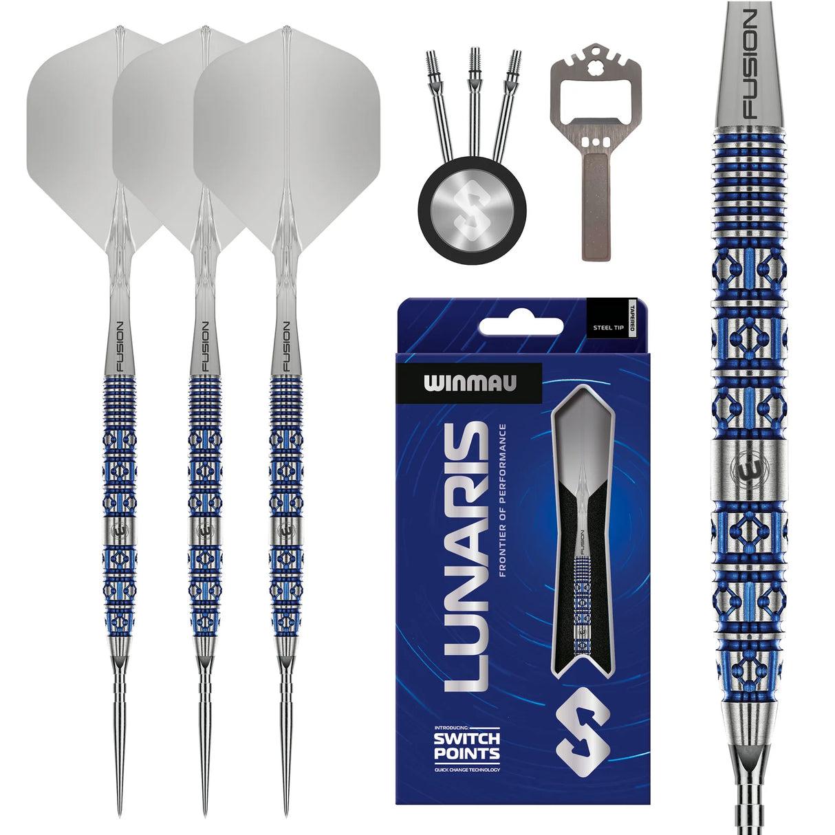 Winmau Lunaris Switch Point Tapered Steeldart
