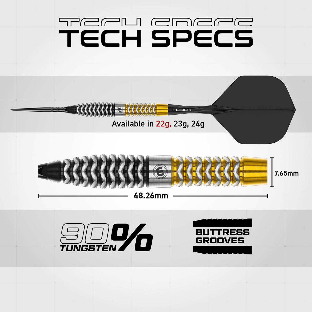 Winmau Exion Switch Point Torpedo Steeldart