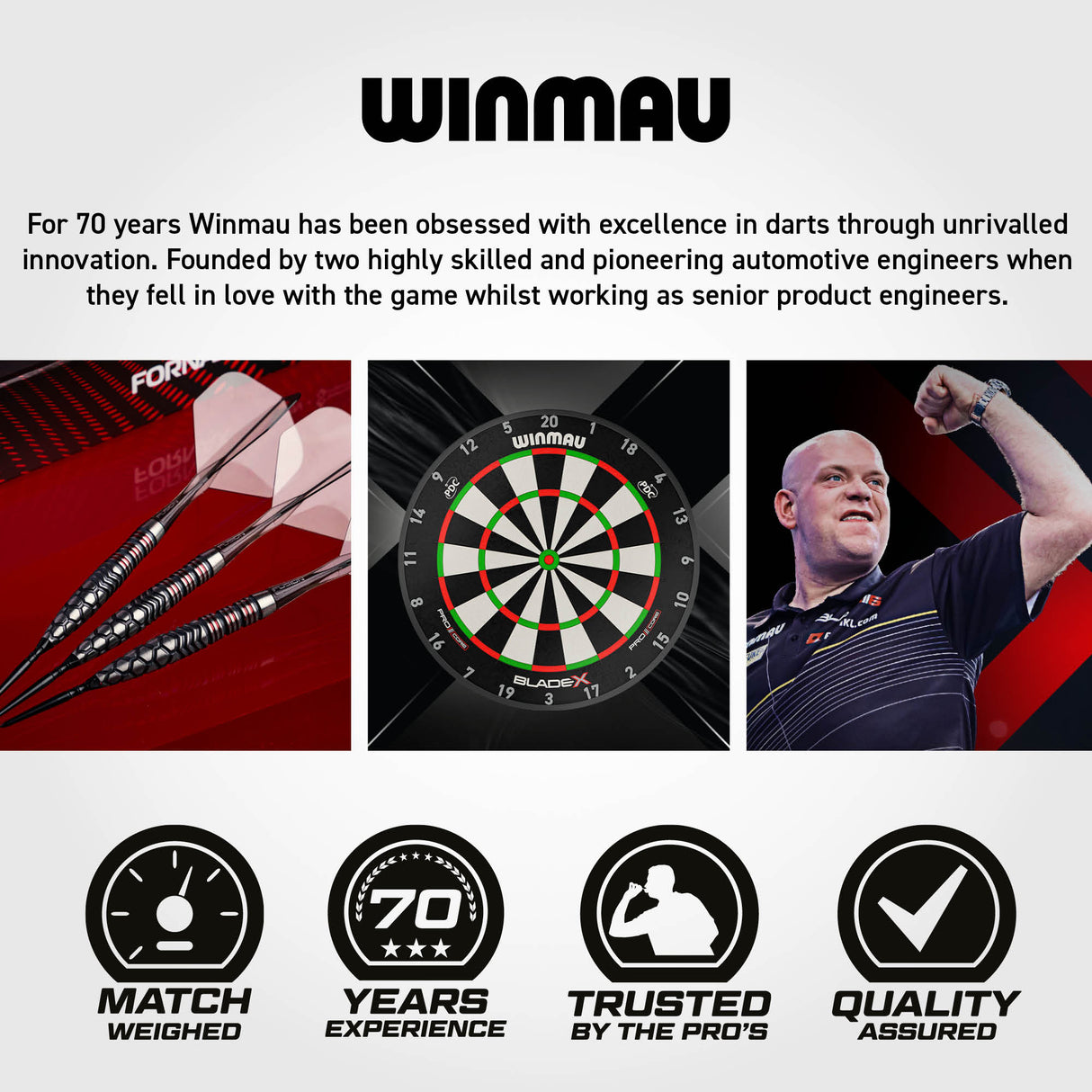 Winmau Fornax Switch Point Torpedo Steeldart