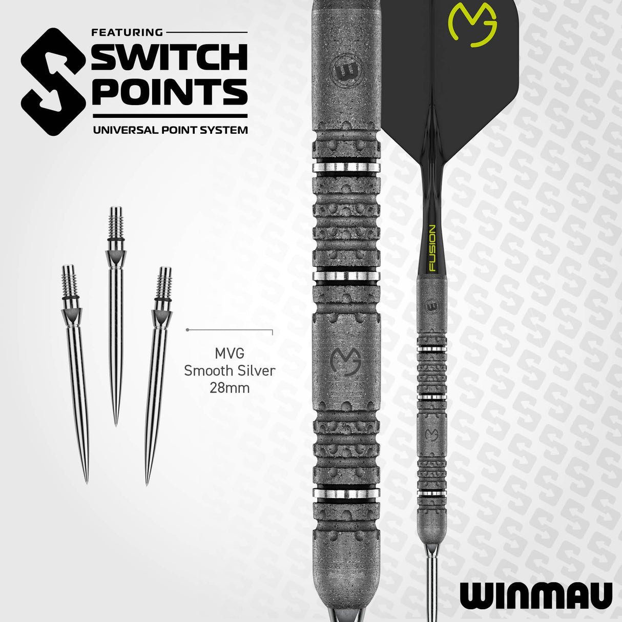 Winmau Michael Van Gerwen Signature Edition Switch Point Steeldarts