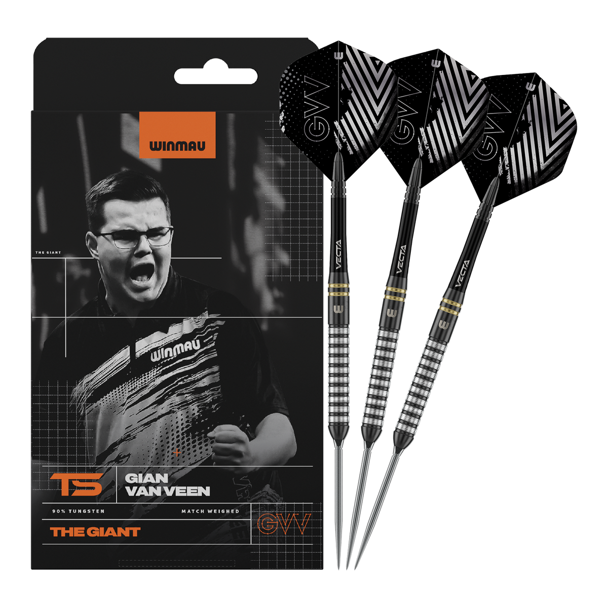 Winmau Gian van Veen TS Switch Point Steeldarts