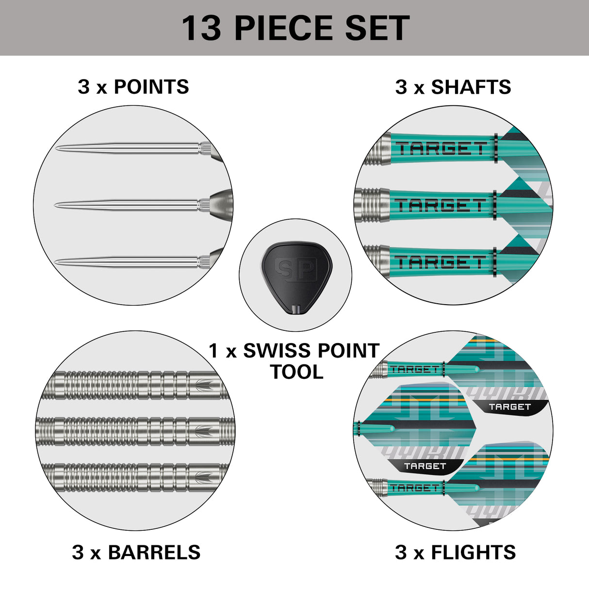 Target Hydro 90% 03 Swiss Steeltip
