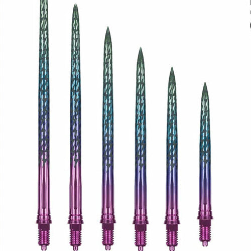 Caliburn EZ-EVO Dartspitzen - Laser Lightning- Rainbow