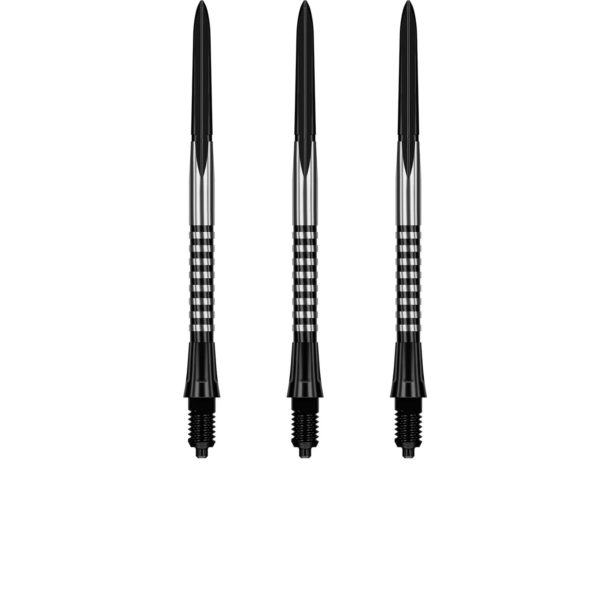 Caliburn EZ-EVO Dartspitzen - Dual Quad Flute - Schwarz