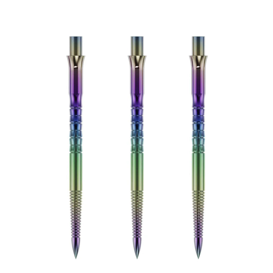 Caliburn Evo Dart Points - Bamboo - Rainbow