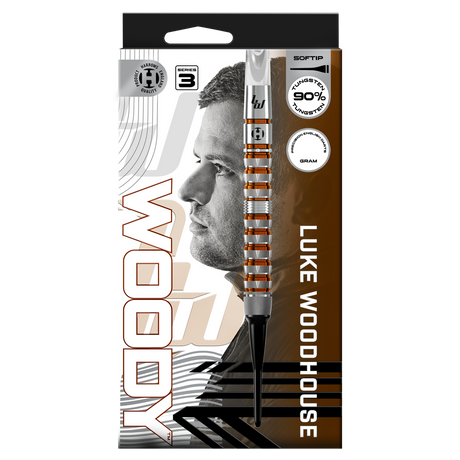 Harrows Luke Woodhouse Series 3 18g Softdarts 90%Tungsten