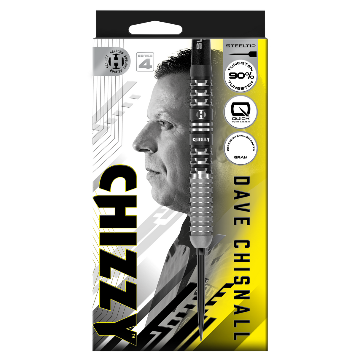 Harrows Chizzy Series 4 Steeltip 90% Tungsten Quick Point