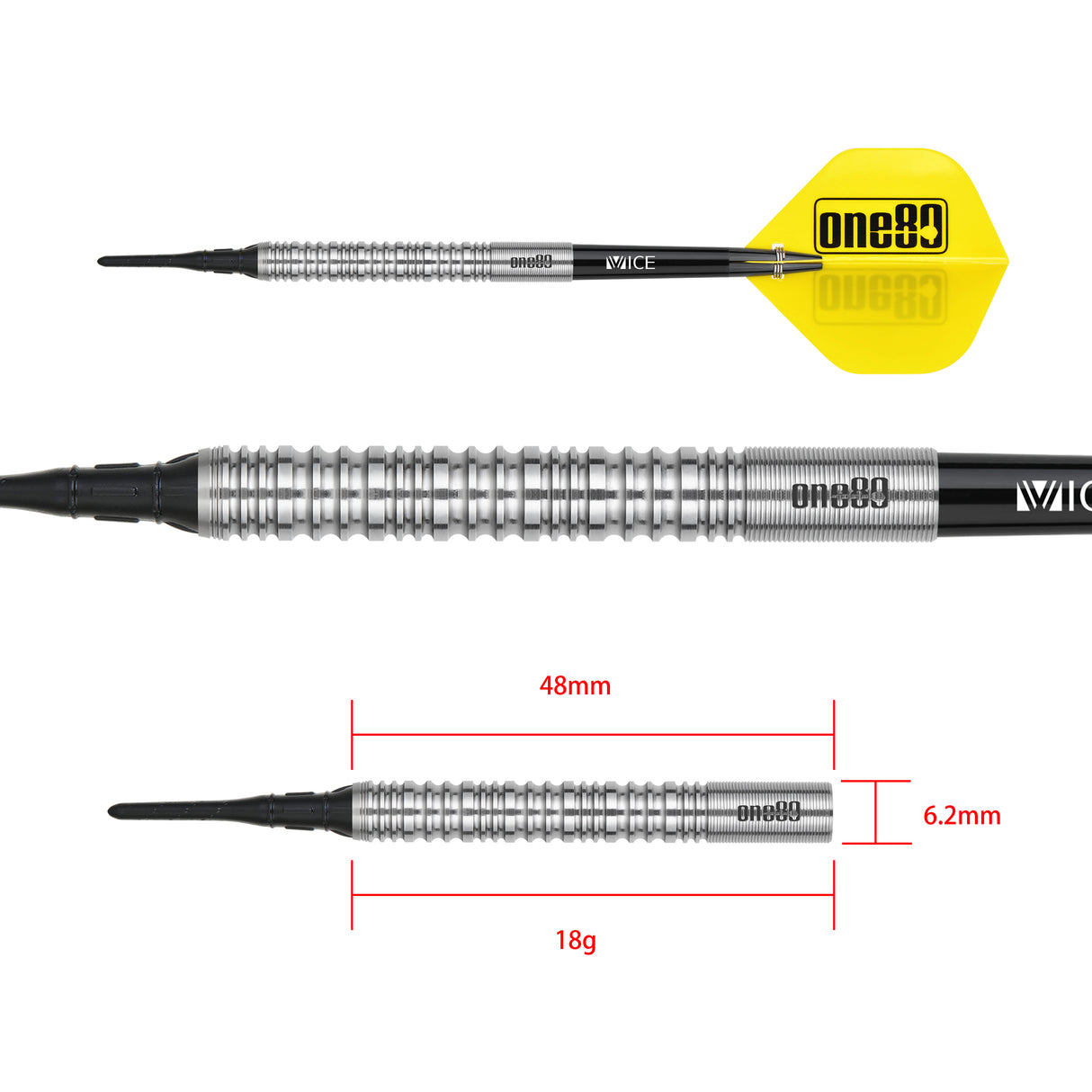 One80 Stefaan Henderyck Soft tip 18g