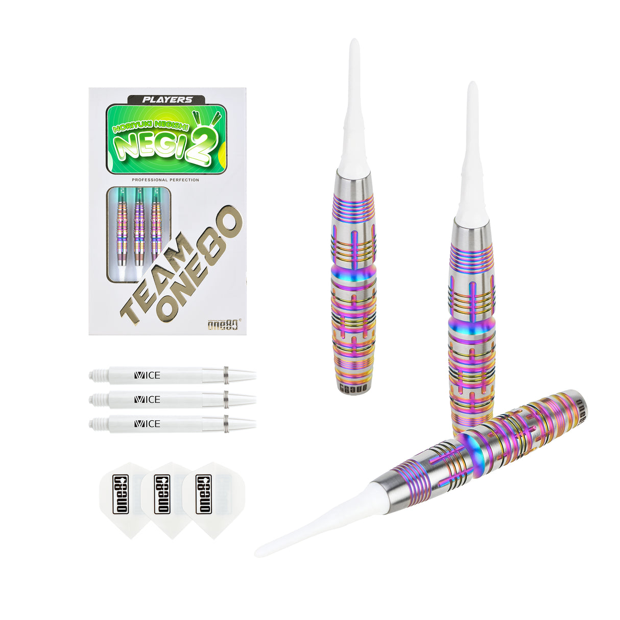 One80 Noriyuki Negeshi Signature Dart V2 Soft tip 20g