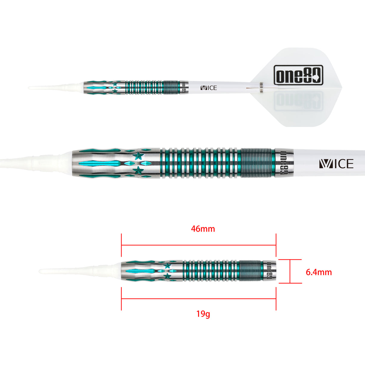 One80 Yasuko Uehara Signature Dart Soft tip 19g