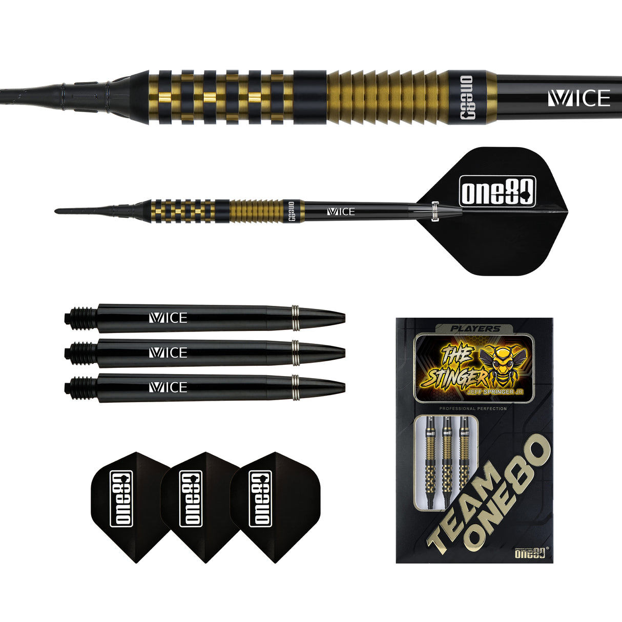 One80 Jeff Springer Signature Dart Soft Tip