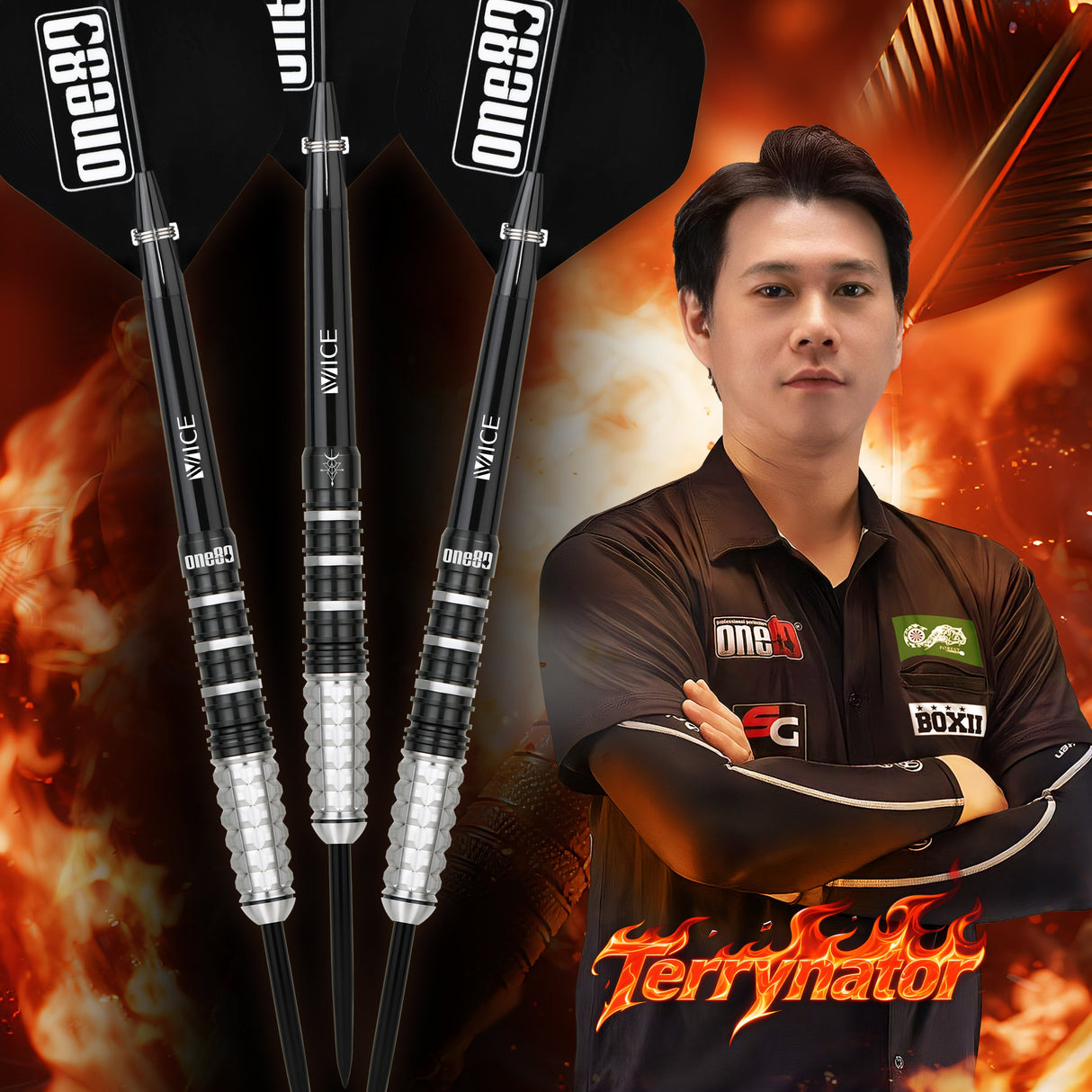 One80 Terry Tan Signature Dart Steeltip
