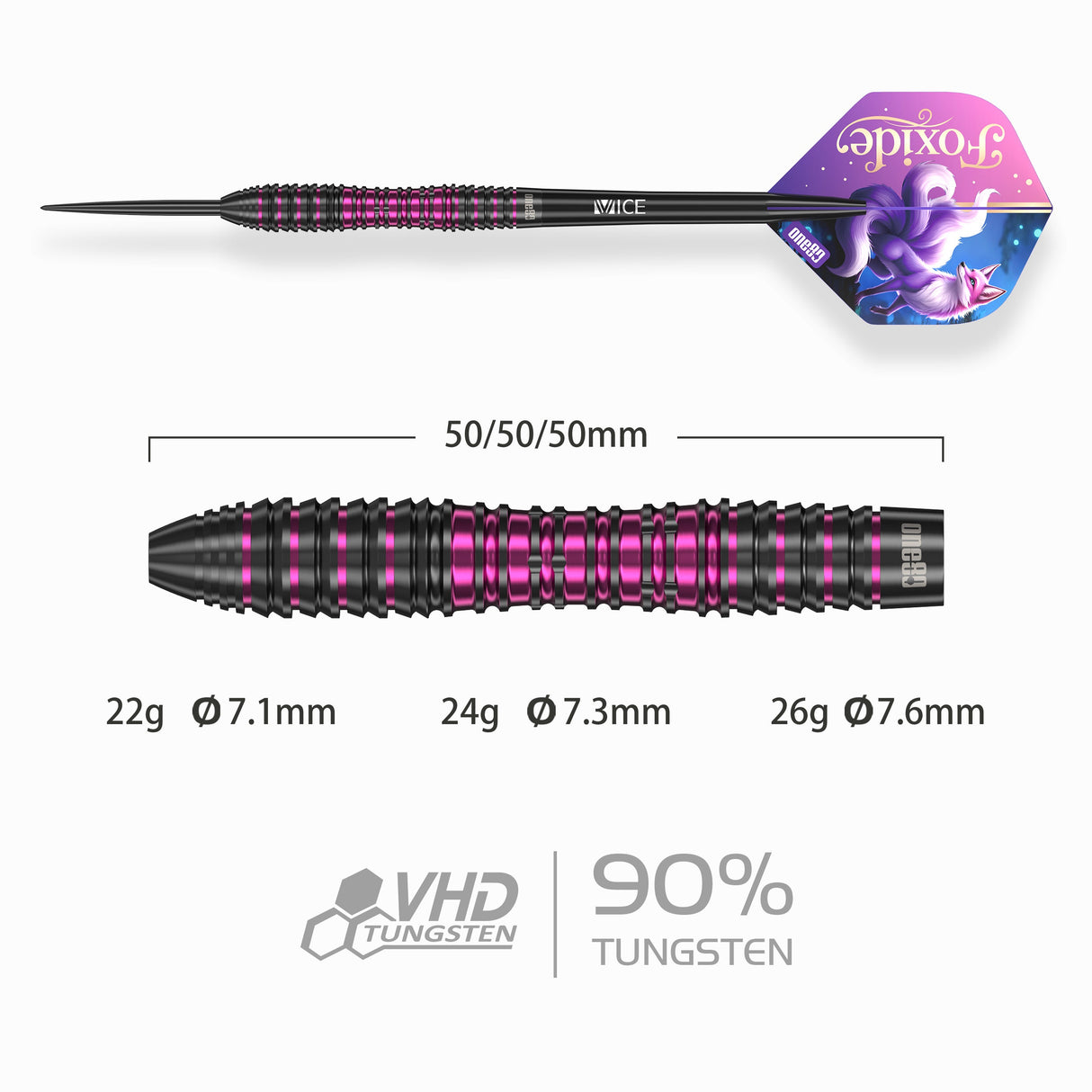One80 Foxide F3 Steeltip