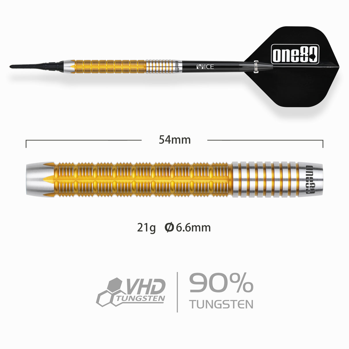 One80 Alexis Toylo Coolcat II Softip 21g