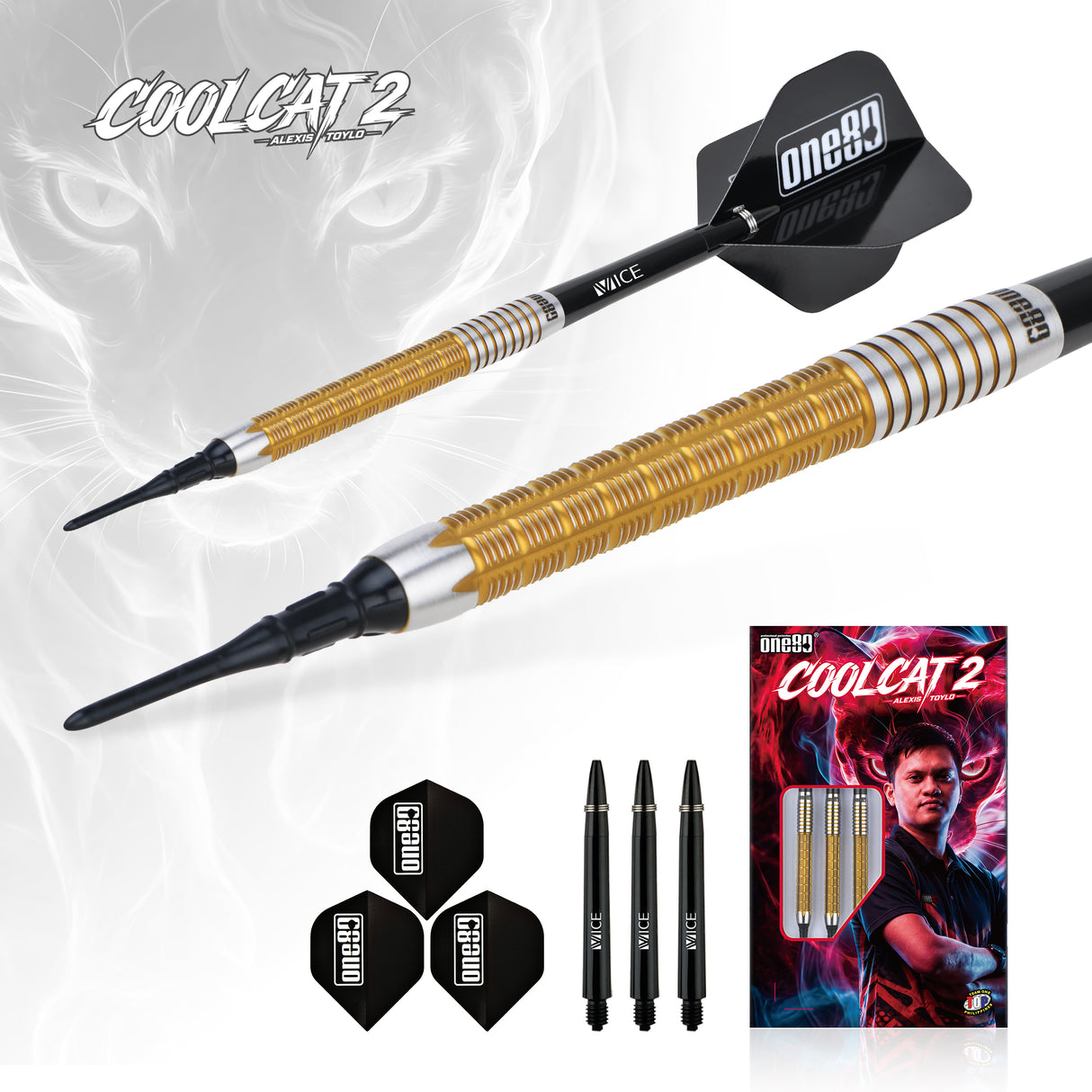 One80 Alexis Toylo Coolcat II Softip 21g