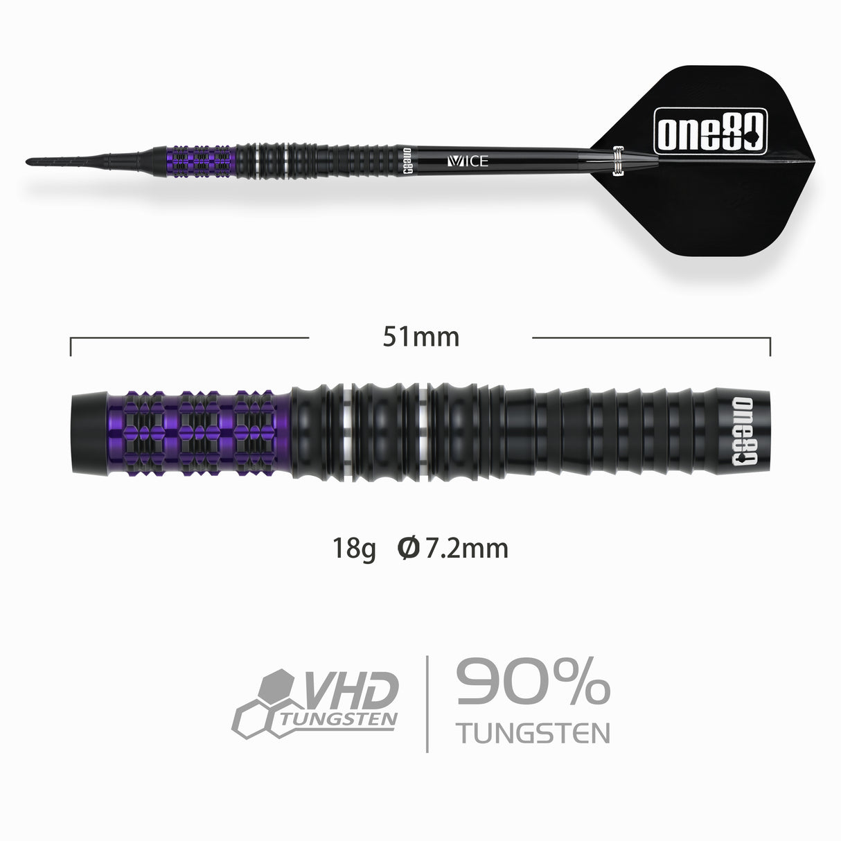 One80 Luo Zhuolun Sniper Softip 18g