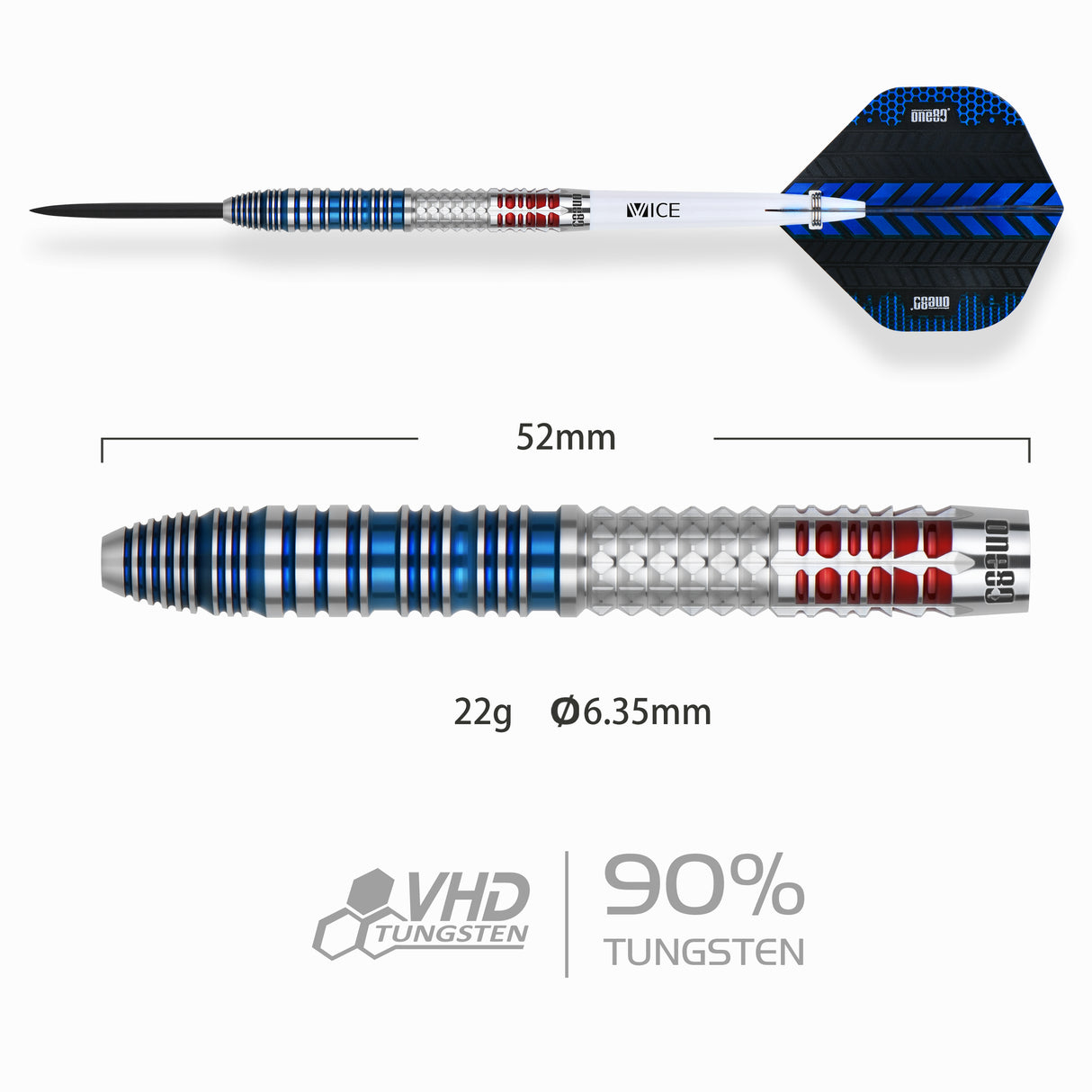 One80 Kevin Chatte Signature Dart Steeltip 22g