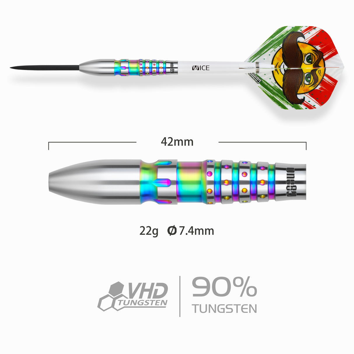 One80 Mamo Massimo V2 Steeltip 22g