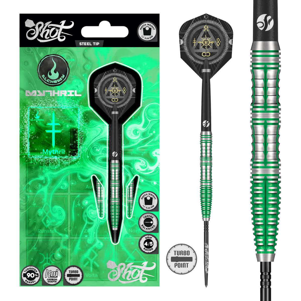 Shot Alchemy Mythril TP 90% Tungsten Steeltip