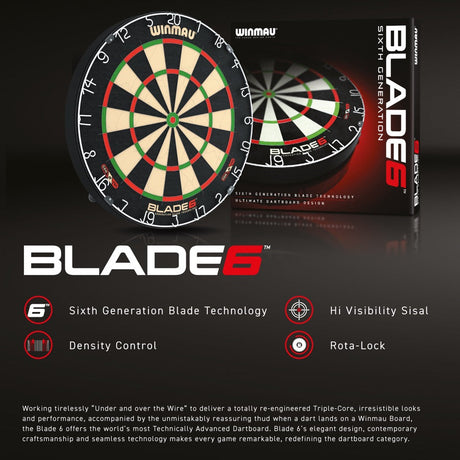 Winmau Blade 6 Dartboard Singlecore