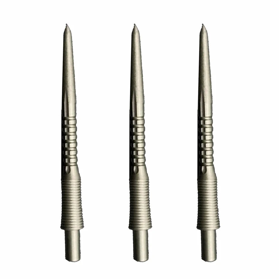 Caliburn Permanent Dart Points - Steel Tip - 30mm - Silber Typ E
