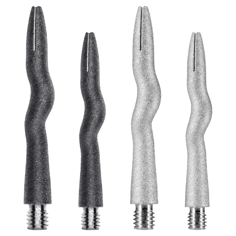 Caliburn Aluminium Curly Shafts Sandgestrahlt