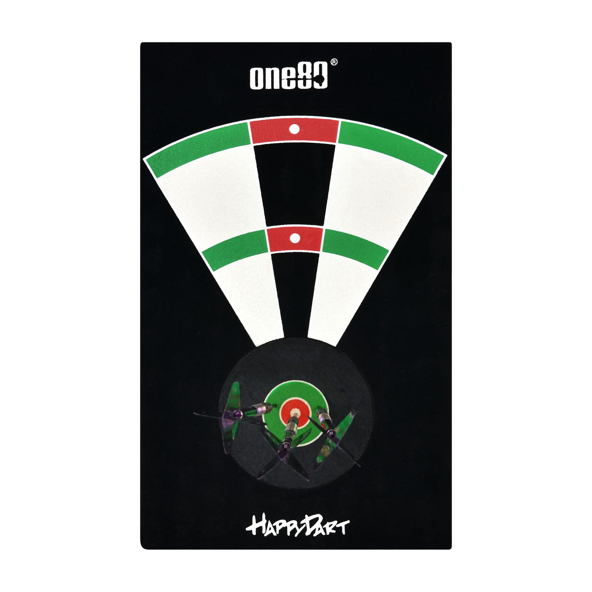 One80 Eva Travelling Dartboard II-Bristle Core