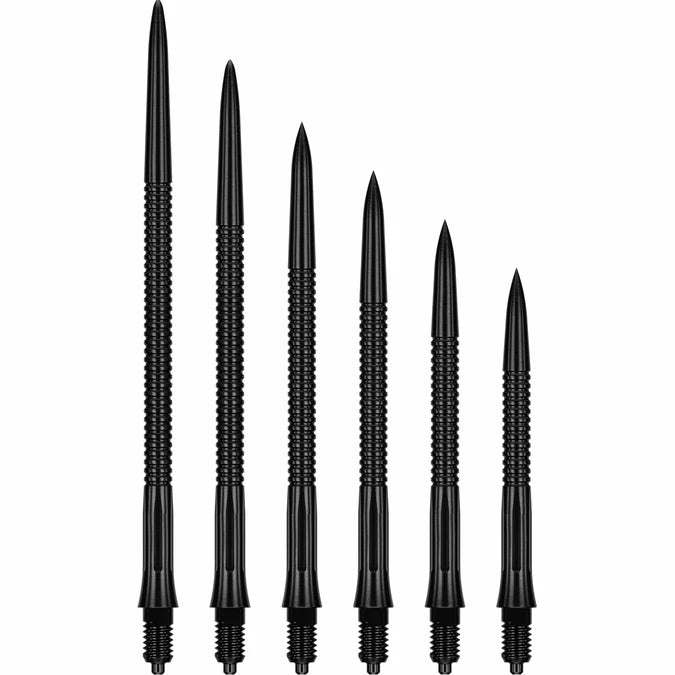 Caliburn EZ-EVO Dartspitzen - Small Grooved - Schwarz