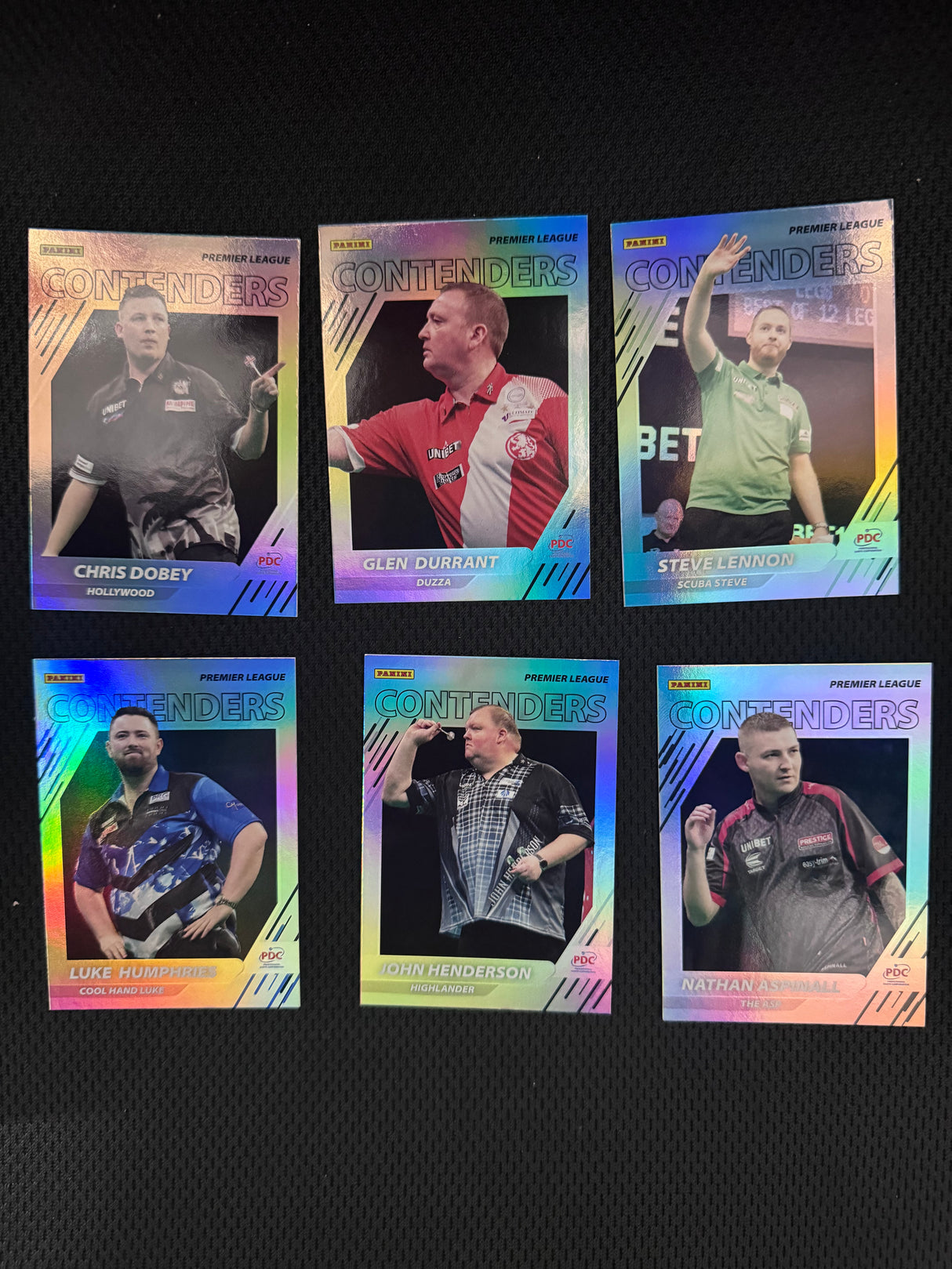 PDC Panini Premier League Edition Contender Cards