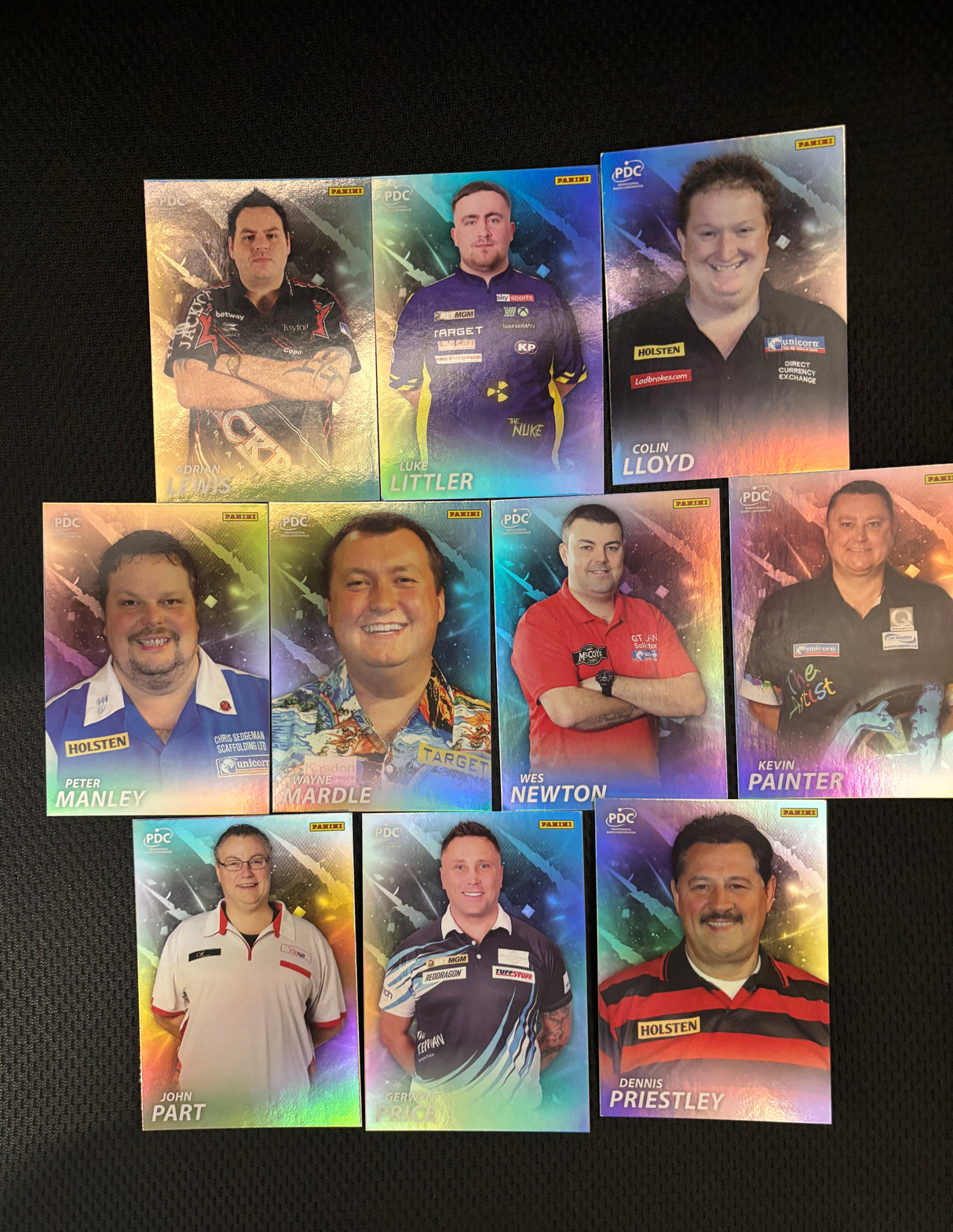 PDC Panini Premier League Edition Base Cards