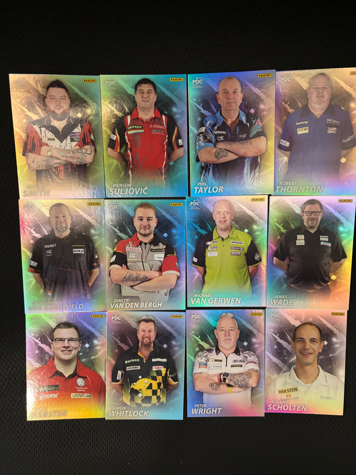 PDC Panini Premier League Edition Base Cards
