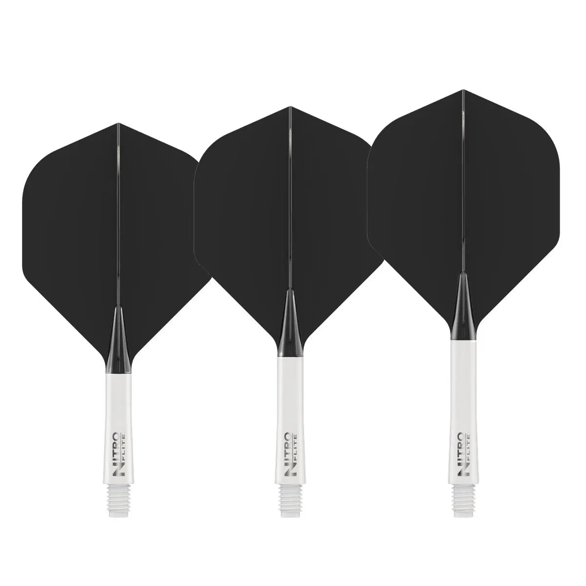 Red Dragon Nitro Flite System White Black - Dart Flights