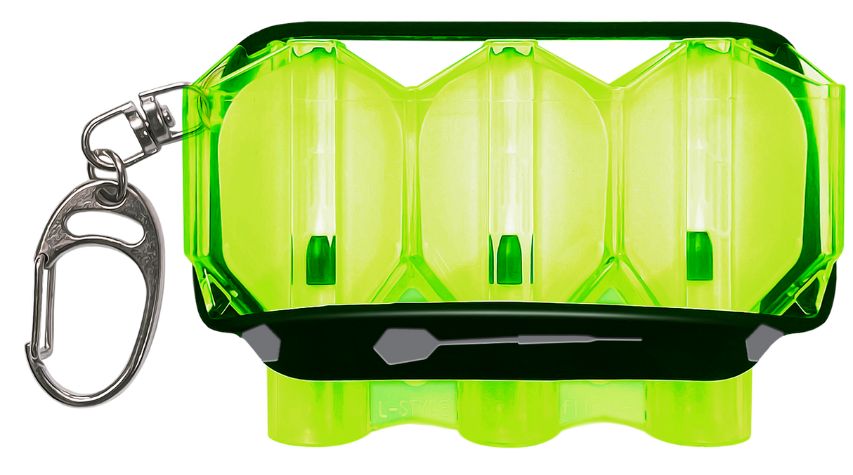 L-Style Krystal Flight Case Neon Yellow