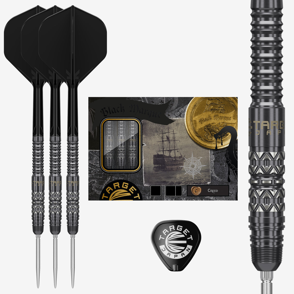 Target Japan Black Marque Creed SP Steeltip