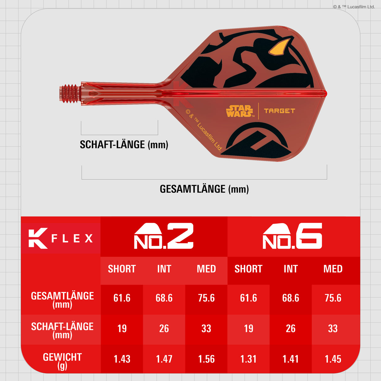Target Star Wars Darth Maul K-Flex No. 2 Flights