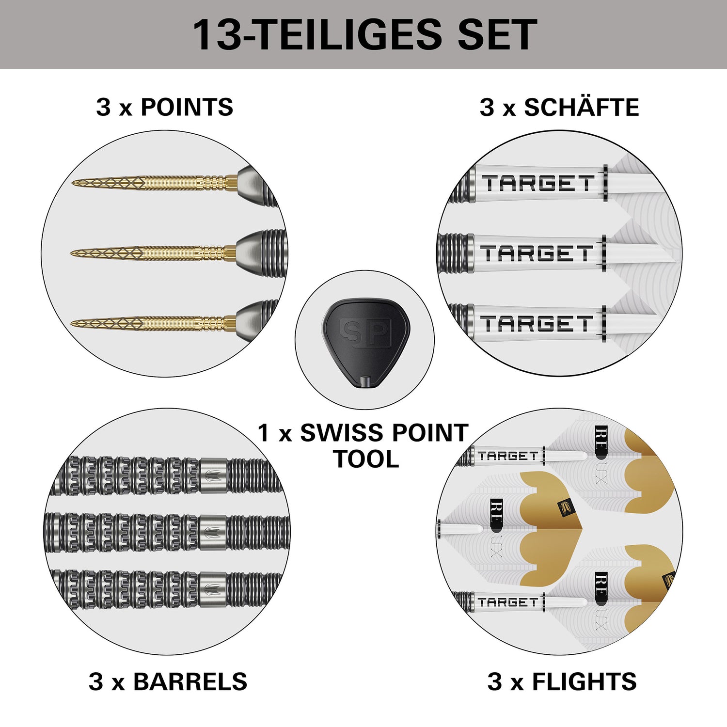 Target Redux 90% 03 Swiss Steeltip