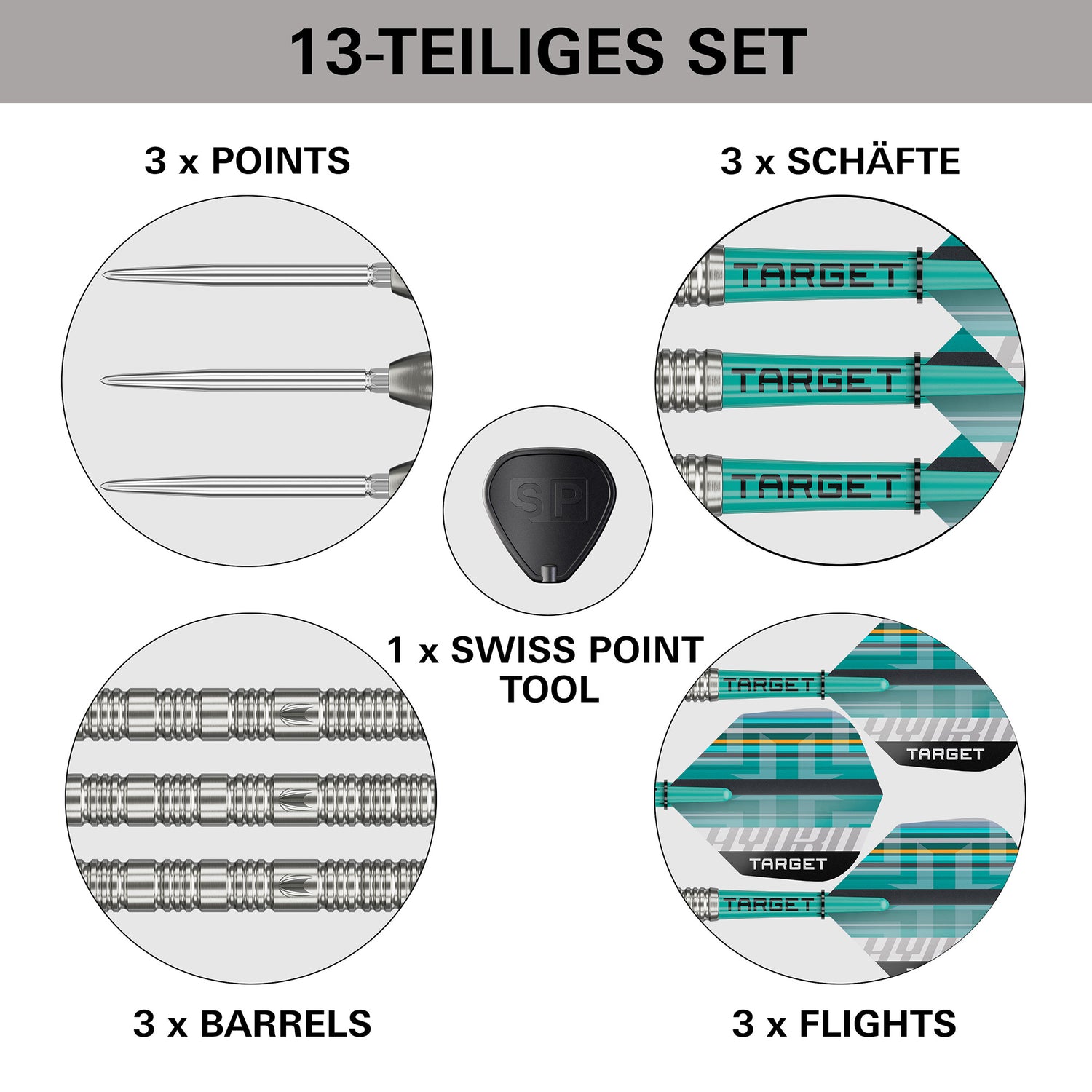 Target Hydro 90% 03 Swiss Steeltip