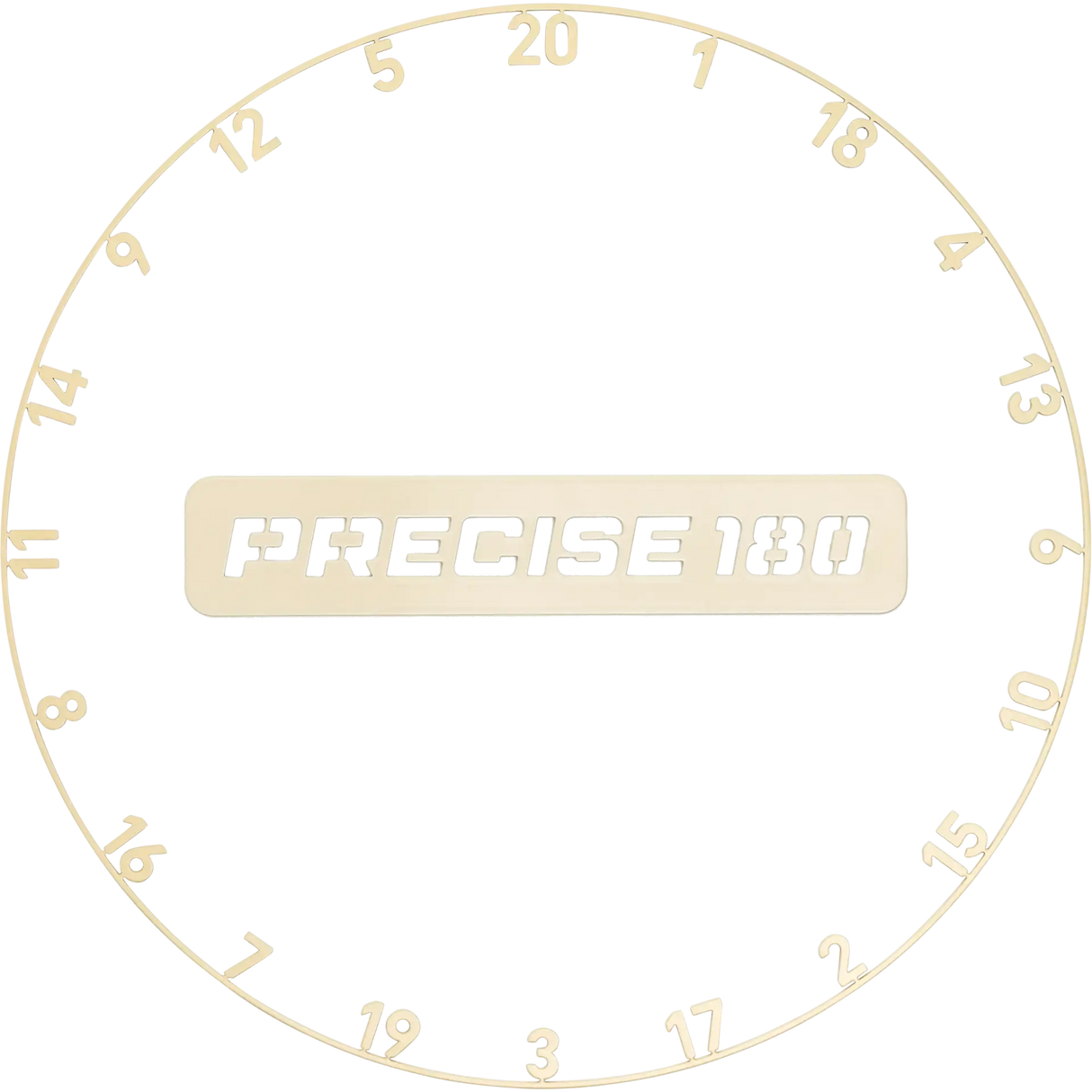 Precise180 Zahlenring Classic Ivory Sisal