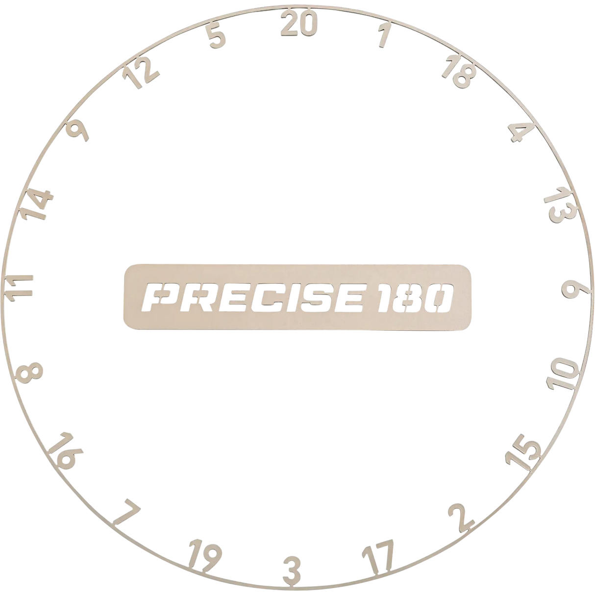 Precise180 Zahlenring Classic Urban Dust