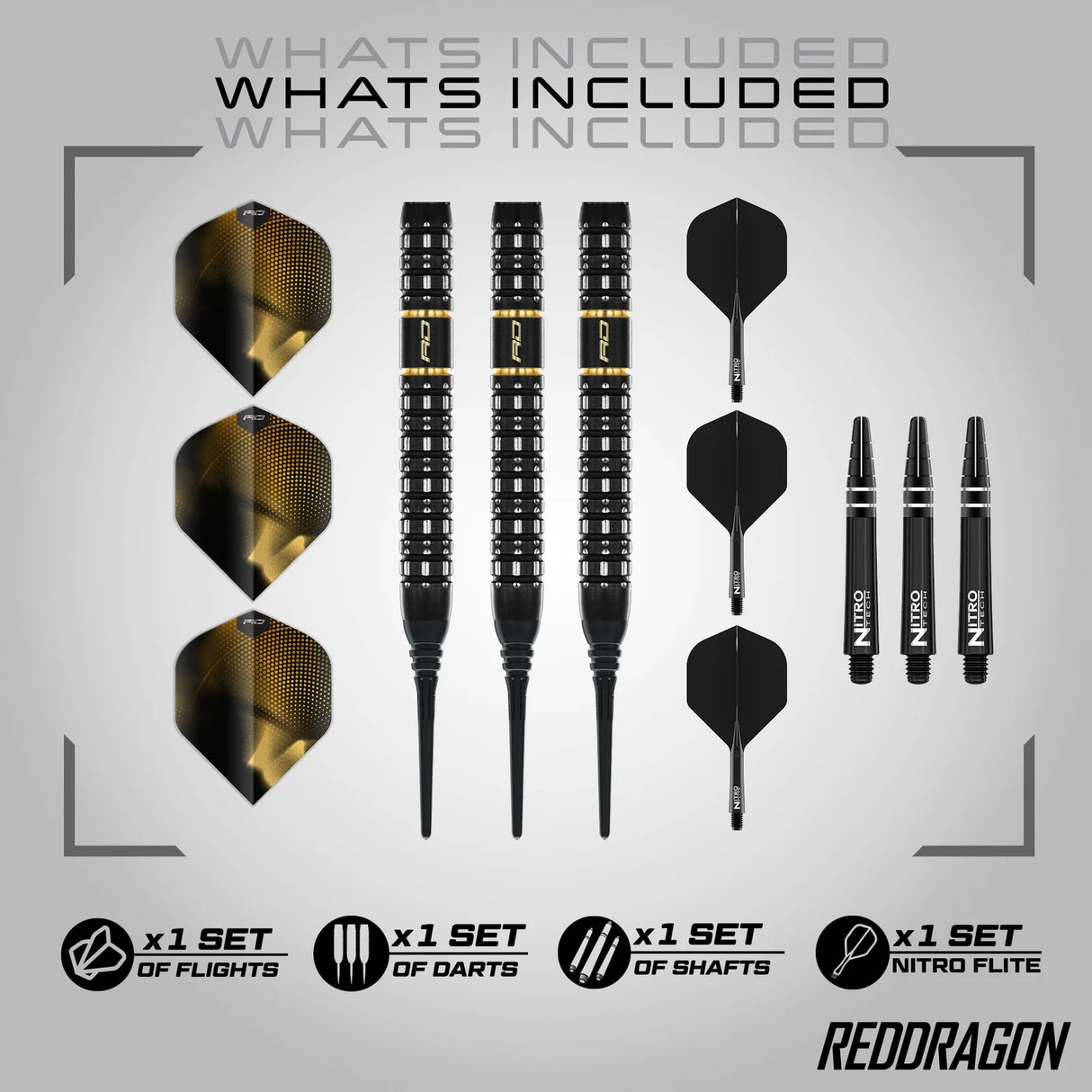 Red Dragon Ascent Parallel Softdarts