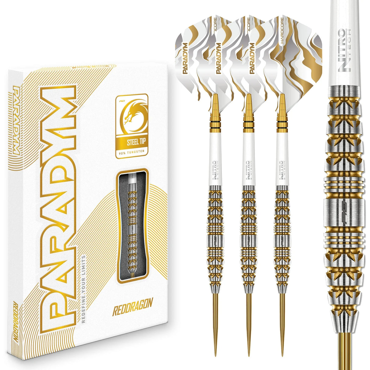 Red Dragon Paradym Darts Gold & Silver Torpedo