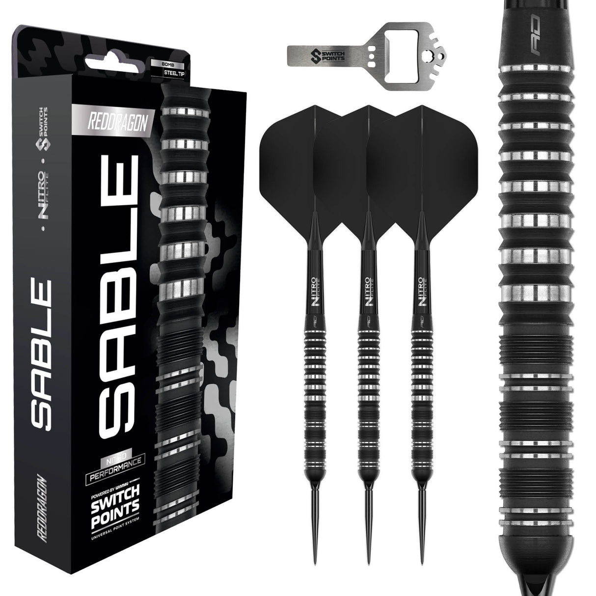 Red Dragon Sable 01 (Parallel) Switch Point Steeltip