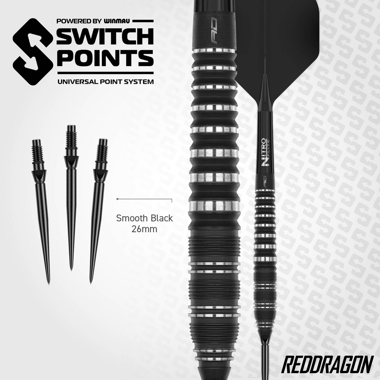 Red Dragon Sable 02 (Torpedo) Switch Point Steeltip