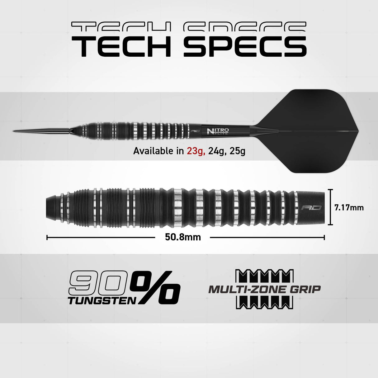 Red Dragon Sable 02 (Torpedo) Switch Point Steeltip