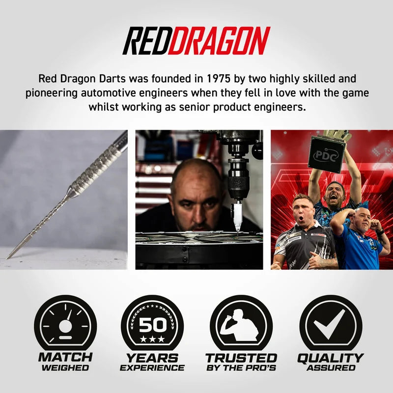 Red Dragon Gian van Veen Tour Edition 21g - Switch Point Darts