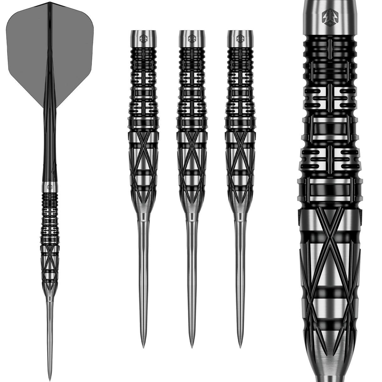 Caliburn Playerdarts Obsidian: Naikun Steeltip