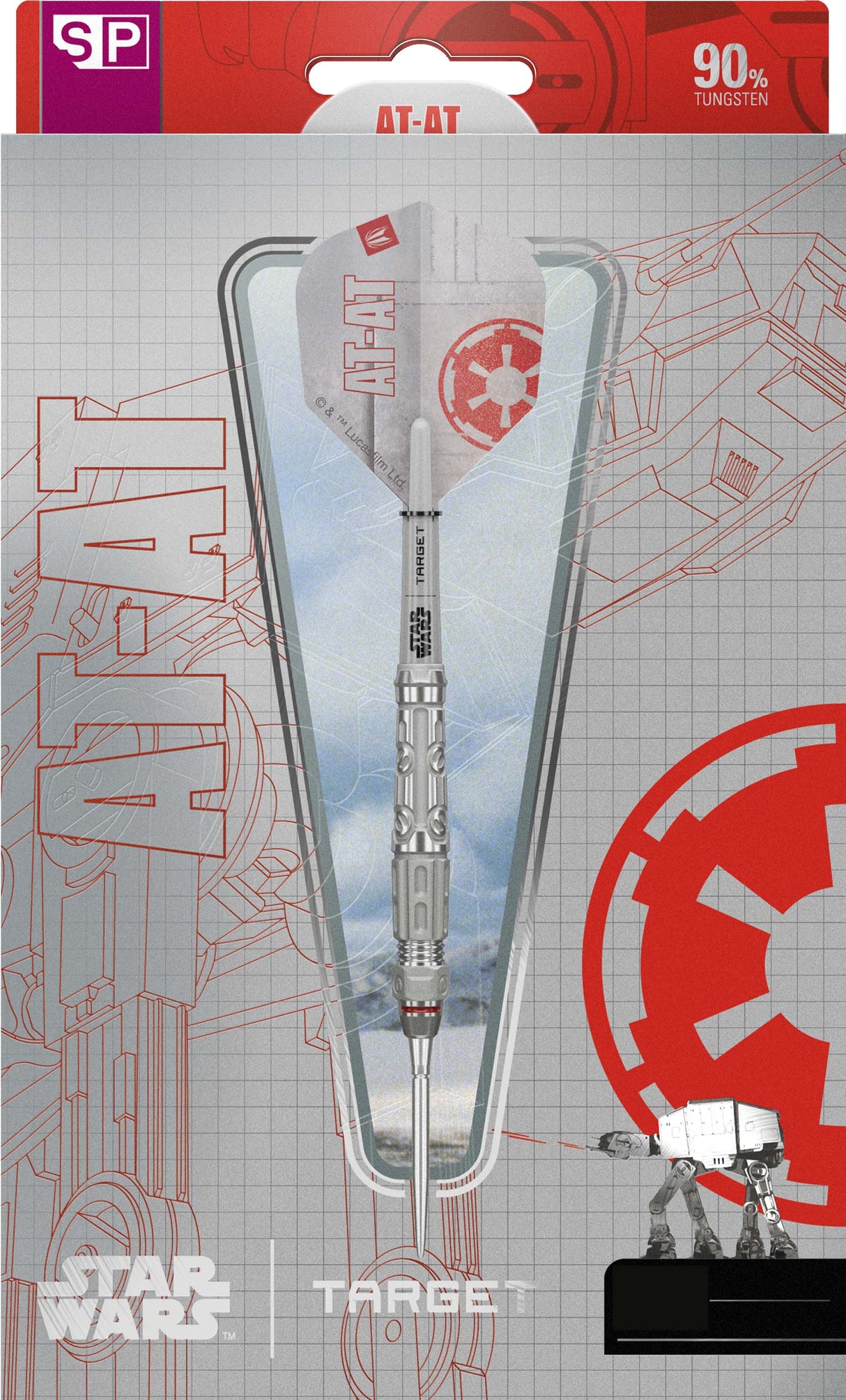 Target Star Wars AT-AT 90% Tungsten SP Steeltip