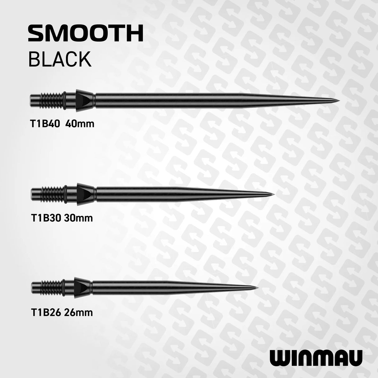 Winmau Switch Points Smooth Black